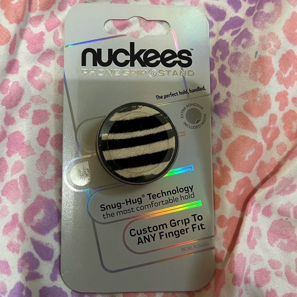 Phone stand zebra print